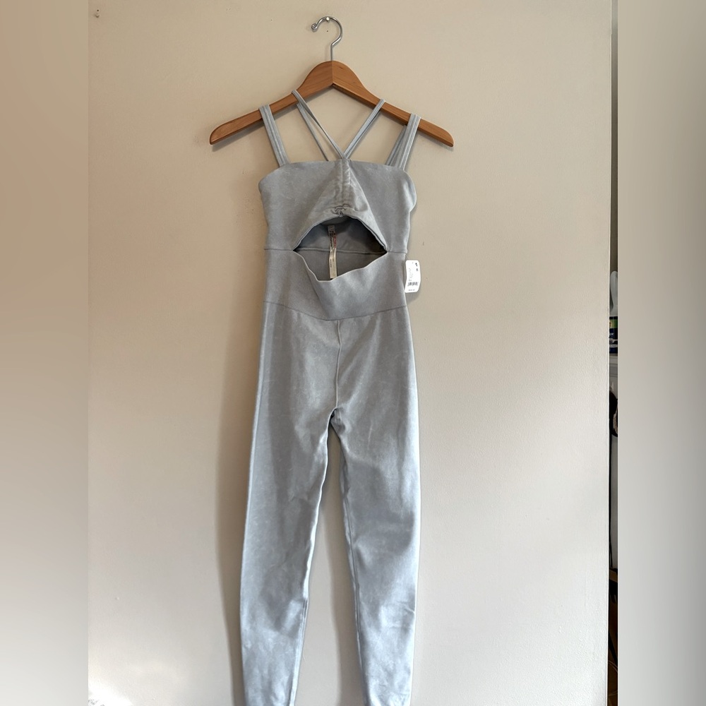 Free People FP Movement Women’s Cutout Slim Fit  Good Karma Onesie XS/S NWT - Picture 3 of 9